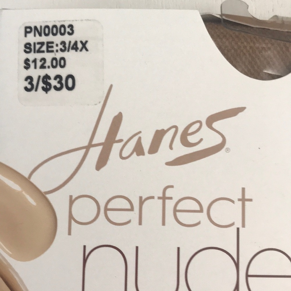 HANES Perfect Nudes Micro Wicking Size 3/4X NWT Color 3 New Opened Package - Picture 3 of 7